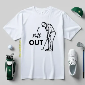 I Putt Out Golf Shirt