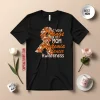 I Wear Orange For My Mom Leukemia Cancer Awareness Shirt