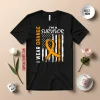 I Wear Orange I'm A Survivor Leukemia Cancer Aware Shirt