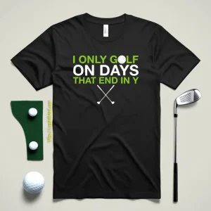 I Only Golf On Days That End In Y Shirt