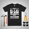 I’m A Dad Grandpa And A Veteran Nothing Scares Me Shirt