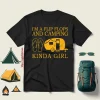 I’m A Flip Flops And Camping Kinda A Girl For Camper Shirt