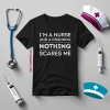 I’m A Nurse And A Grandma Nothing Scares Me Shirt