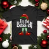 I’m The Boss Elf Matching Group Christmas Shirt