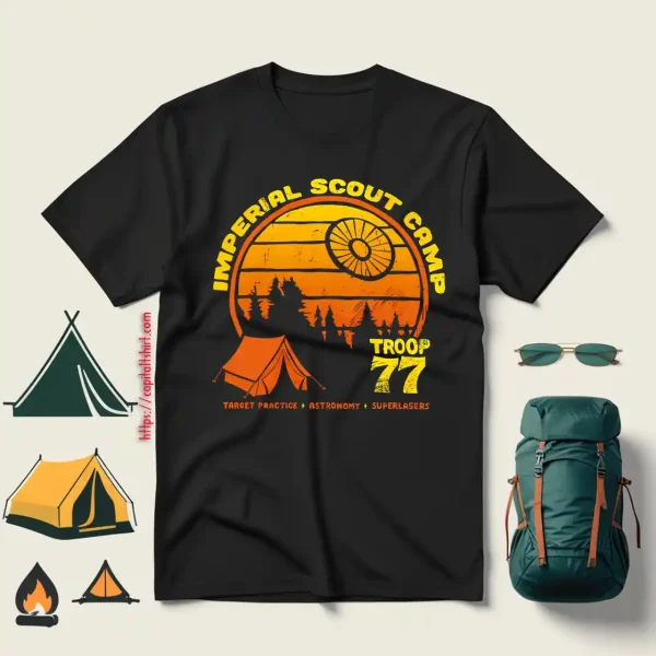 Imperial Scout Camp Troop 77 Star Wars Shirt