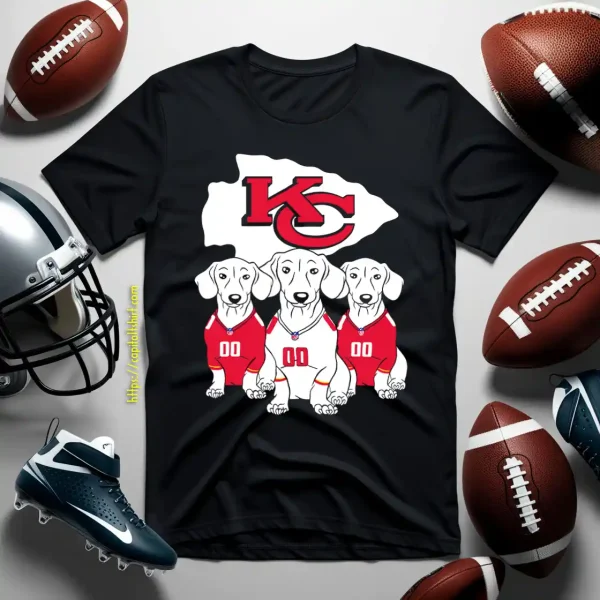 Kansas City Chiefs Dachshund Dogs Shirt