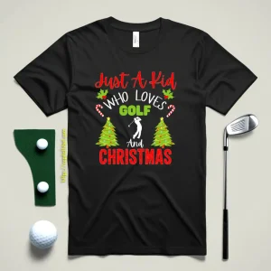 Kids Christmas Golf Shirt