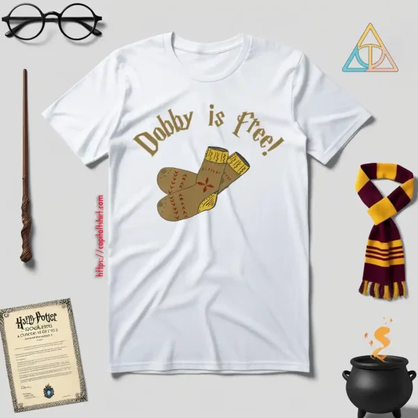 Kid's Harry Potter T Shirt, Dobbie Is Free Shirt