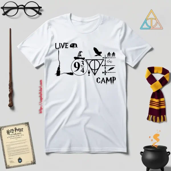 Live Love Camp Harry Potter Love With Autism Shirt