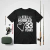 Married 33 Years Fishing Couple 33rd Wedding Anniversary Shirt