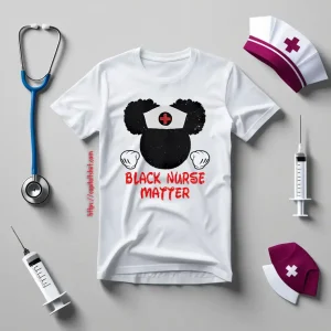 Mickey Mouse Black Nurse Matter Shirt