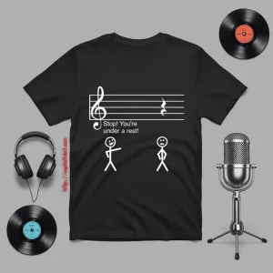 Minimalist Music Note Shirt