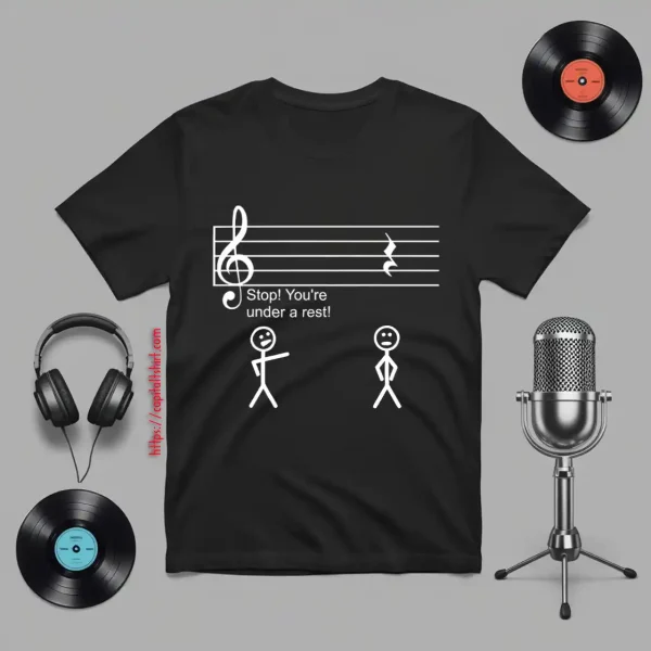 Minimalist Music Note Shirt