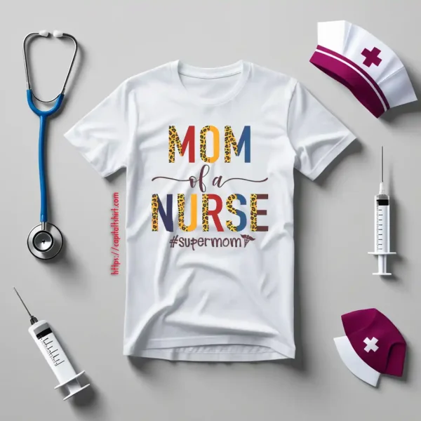 Mom Of A Nurse Supermom Shirt