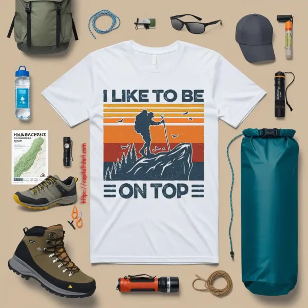 Mountain Hiking I Like To Be On Top Shirt