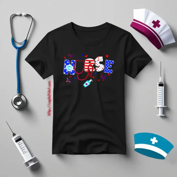 New Version American Nurse Happy Nurse’s Day Shirt