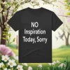 No Inspiration Today I'm Sorry Shirt