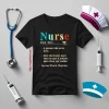 Nurse A Person Who Saves Lives One Who Knows More Than He Says And Notices More Shirt