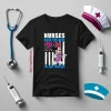 Nurse Back The Blue I’ve Got Your Six American Flag Minnie Mouse Shirt