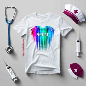 Nurse Hoodie, Nurse Heart Staff Of Hermes Shirt