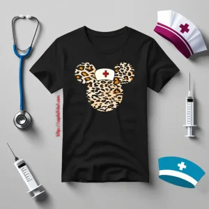 Nurse Leopard Gift For Nurse V2 Shirt