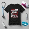 Nurse Practitioner Brain Of A Doctor Heart Of A Nurse Shirt