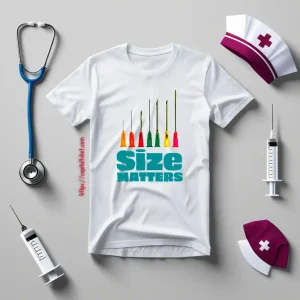 Nurse Shirt, Size Matters Sterican Shirt