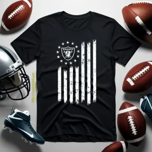 Oakland Raider Rugby Football American Flag Shirt