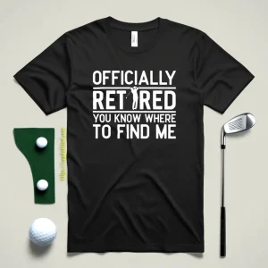 Officially Retired Golf Shirt