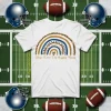 Peace Love Los Angeles Rams Rainbow Leopard For Football Lover Shirt