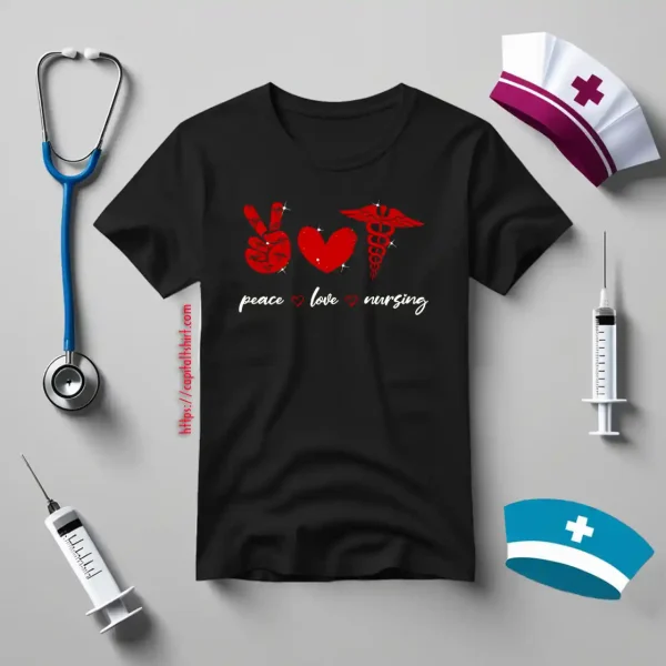 Peace Love Nursing New Style Shirt