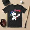 Peanuts Charlie Brown And Snoopy Atlanta Braves Shirt