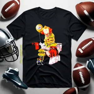 Pennywise Pittsburgh Steelers And Cincinnati Bengals Toilet Shirt