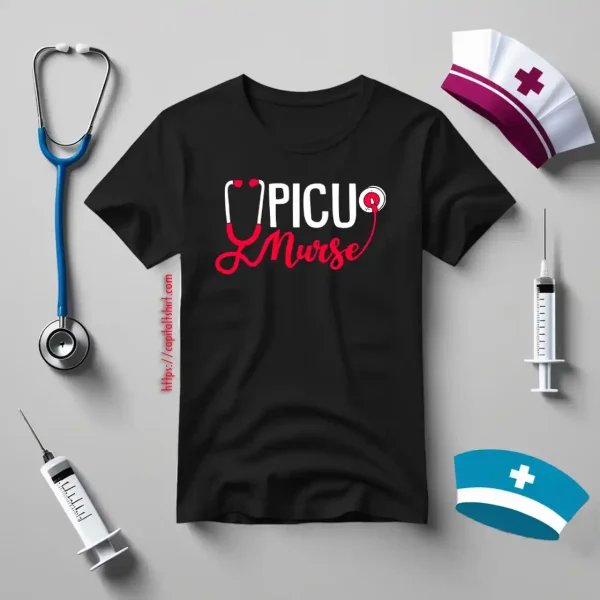 Picu Nurse Pediatric Intensive Care Unit Shirt