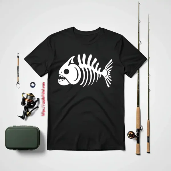 Piranha Skeleton Shirt