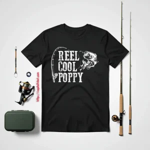 Poppy Fishing Reel Cool Poppy Shirt