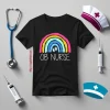 Rainbow Ob Nurse Job Shirt