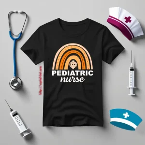 Rainbow Pediatric Nurse For Medial Shirt