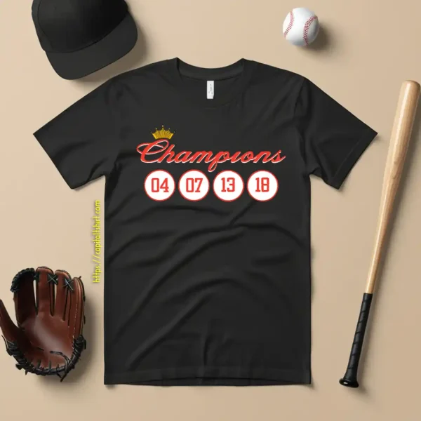 Red Sox Baseball Champions 04 07 13 18 Shirt