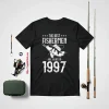 Retro Bday Fishing Squad The Best Fishermen Are Born In 1997 Shirt