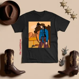 Retro Wild West Cowboys Rodeo Shirt