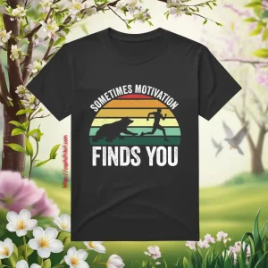 Sometimes Motivation Finds You Shirt