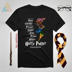 Stone Chamber Prisoner Goblet Order Prince Hallows Harry Potter Generation Shirt