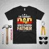 The Legendary Dad World Champion Father Baby Father’s Day Shirt