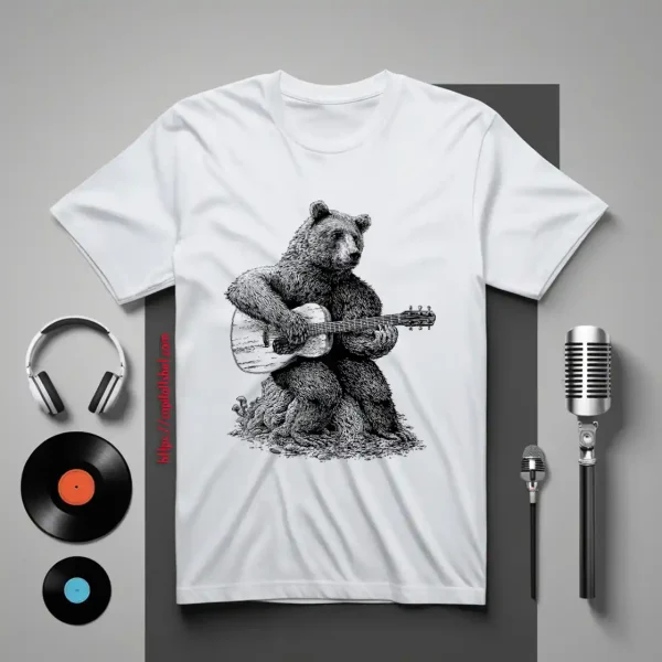 The Original Bear Guitar Shirt