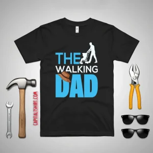 The Walking Dad Father’s Day Cowboy Hat Shirt