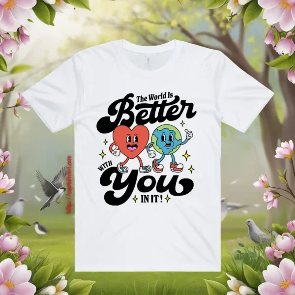 The World Is Better With You In It Mental Health Shirt