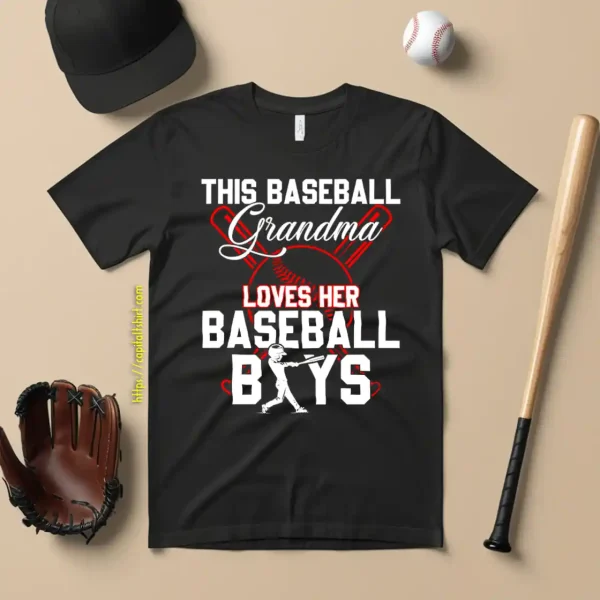 This Baseball Grandma Loves Her Baseball Boys For Sport Fans Shirt