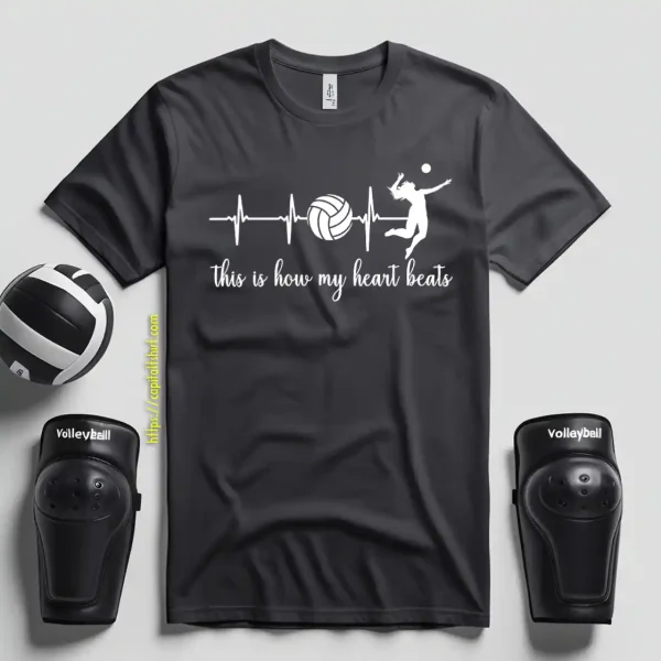 This Is How My Heart Beats Volleyball Lover Shirt