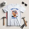 Trump Wearing America Flag Glasses Who’s Your Daddy Shirt